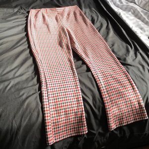 Free People Houndstooth print pant